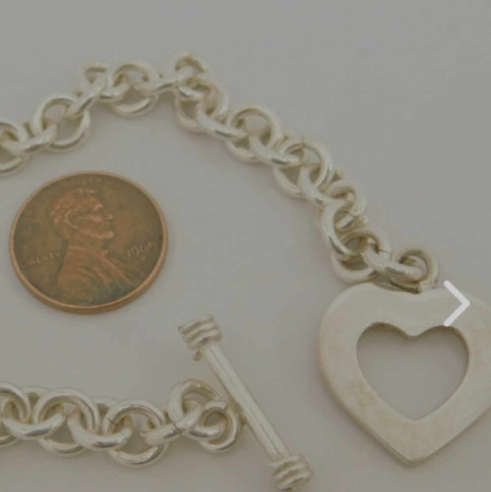 Sterling Silver Open Heart Charm